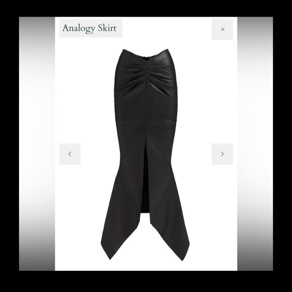 Maticevski Statement Black Mermaid Skirt - Picture 2 of 9